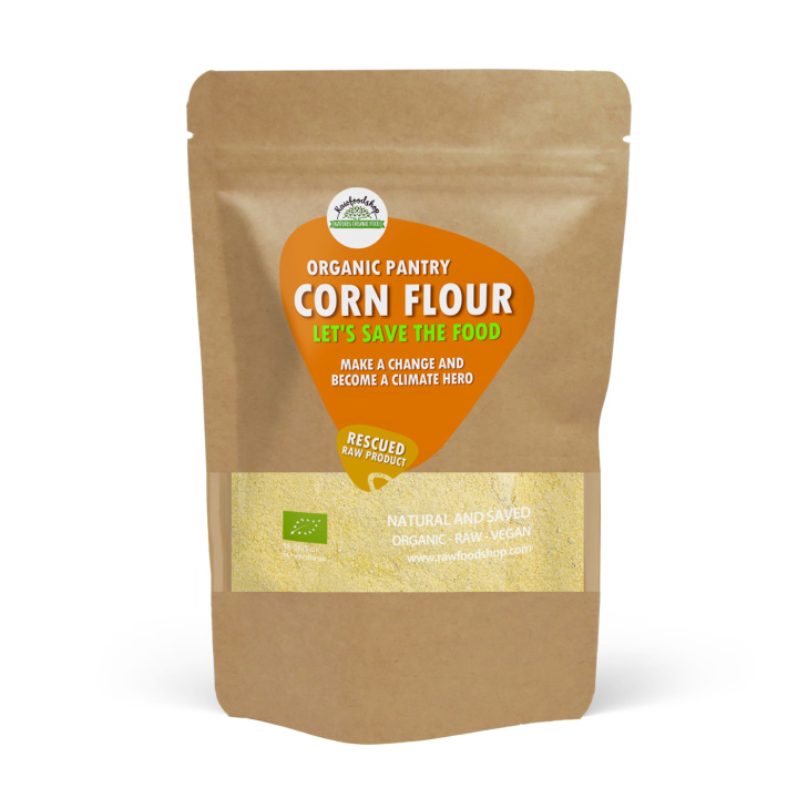 Maismel ØKO 1 kg i gruppen Råvarer & Drikke / Baking / Mel hos Rawfoodshop Scandinavia AB (SFAB013)