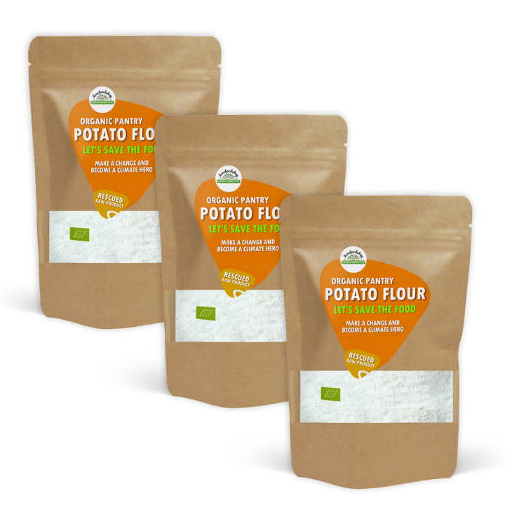 Potetmel ØKO 1kg x 3 pakket i gruppen Råvarer & Drikke / Baking / Mel hos Rawfoodshop Scandinavia AB (SFAB0161-SET3)