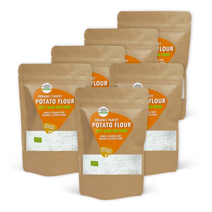 Potetmel ØKO 1kg x 6 pakket i gruppen Råvarer & Drikke / Baking / Mel hos Rawfoodshop Scandinavia AB (SFAB0161-SET6)