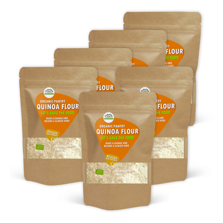 Quinoamel ØKO 1kg x 6 pakker i gruppen Råvarer & Drikke / Baking / Mel hos Rawfoodshop Scandinavia AB (SFAB017-10001SET)