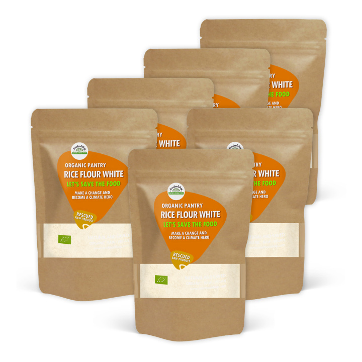 Rismel Hvitt ØKO 1kg x 6 pakker i gruppen Råvarer & Drikke / Baking / Mel hos Rawfoodshop Scandinavia AB (SFAB0182SET)
