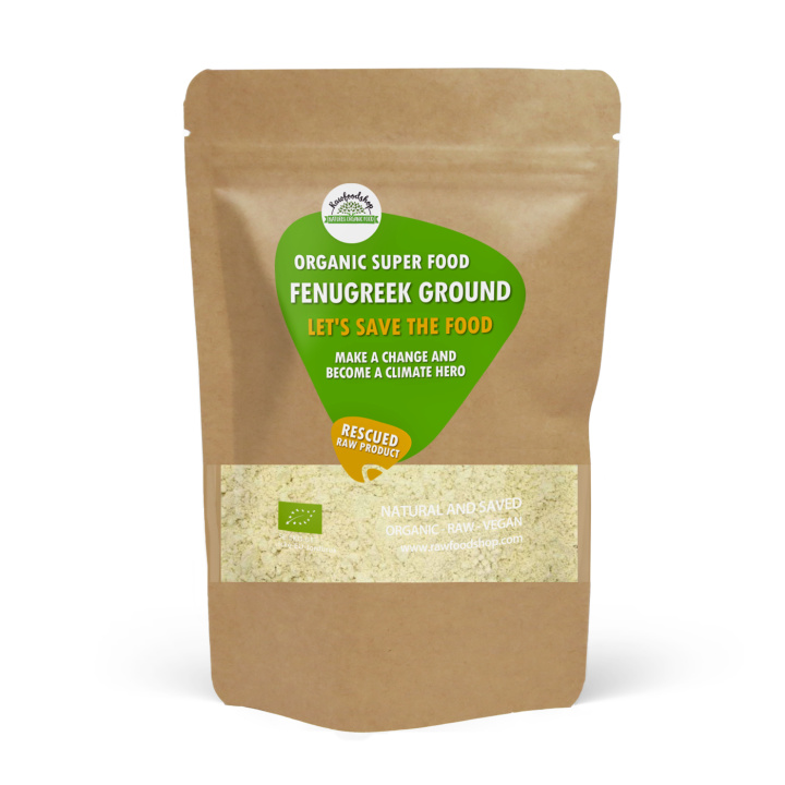 Bockhornsklover Malt ØKO 250g i gruppen Råvarer & Drikke / Spiskammer / Krydder & Salt hos Rawfoodshop Scandinavia AB (SFBKB301)
