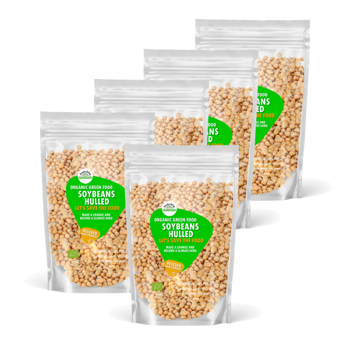 Sojabønner Skrelt ØKO 1kg 5stk pakke i gruppen Råvarer & Drikke / Spiskammer / Belgvekster / Bønner hos Rawfoodshop Scandinavia AB (SFBON51SET)