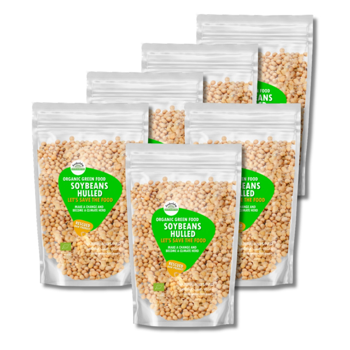 Soyabønner Skrellede ØKO 1kg x 6 pakker i gruppen Råvarer & Drikke / Spiskammer / Belgvekster / Bønner hos Rawfoodshop Scandinavia AB (SFBON51SET)