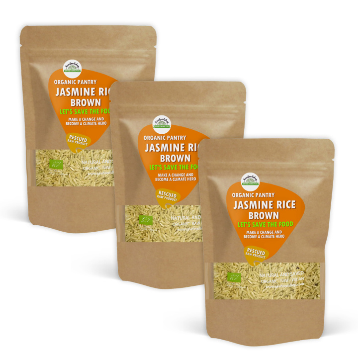 Jasminris Brunt Råris ØKO 1kg x 3 pakker i gruppen Råvarer & Drikke / Spiskammer / Ris og bygg hos Rawfoodshop Scandinavia AB (SFJRB501-SET3)