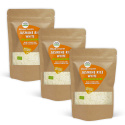 Jasminris Hvitt ØKO 1kg x 3 pakker