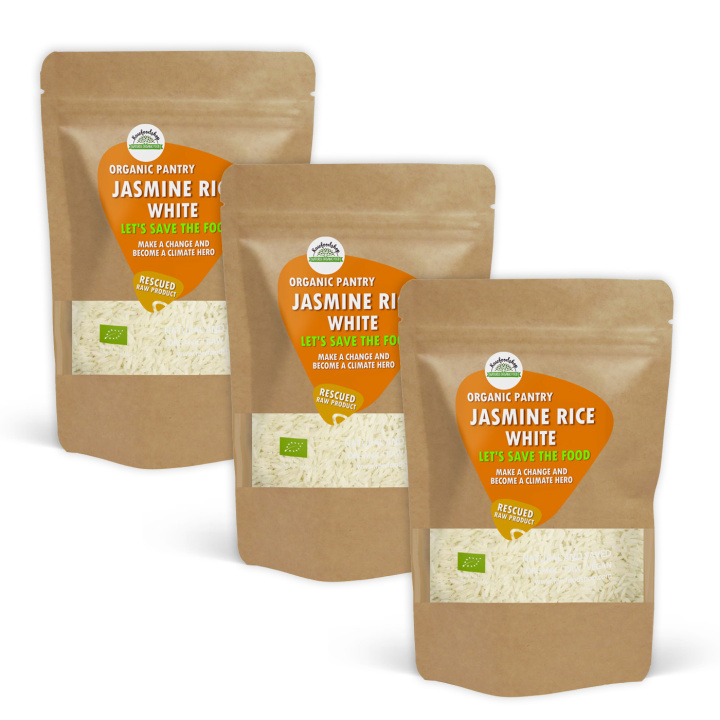 Jasminris Hvitt ØKO 1kg x 3 pakker i gruppen Råvarer & Drikke / Spiskammer / Ris og bygg hos Rawfoodshop Scandinavia AB (SFJRV501-SET3)