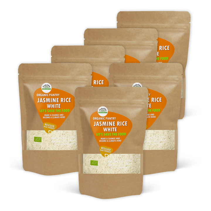 Jasminris Hvitt ØKO 1kg x 6 pakker i gruppen Råvarer & Drikke / Spiskammer / Ris og bygg hos Rawfoodshop Scandinavia AB (SFJRV501SET)