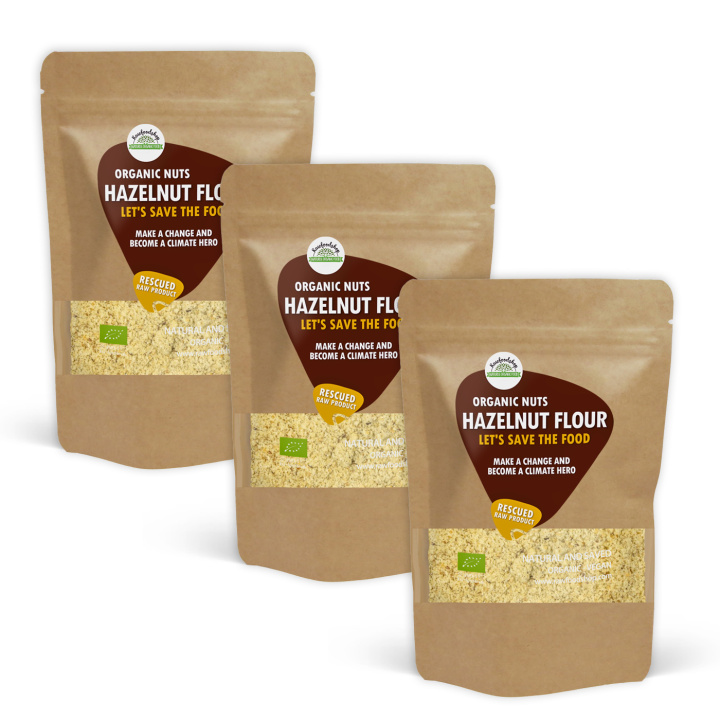 Hasselnøttmel Ristet ØKO 1kg x 3 pakker i gruppen Råvarer & Drikke / Nøtter / Hasselnøtter hos Rawfoodshop Scandinavia AB (SFLBAK500022E-SET3)