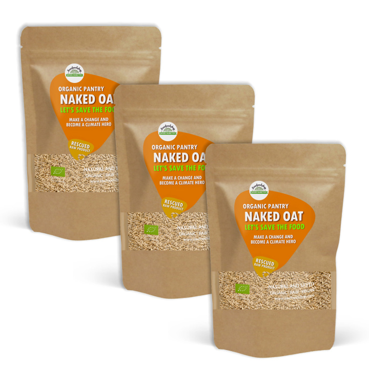 Naken Havre ØKO 1kg x 3 pakker i gruppen Råvarer & Drikke / Spiskammer / Ris og bygg hos Rawfoodshop Scandinavia AB (SFNHS501-SET3)