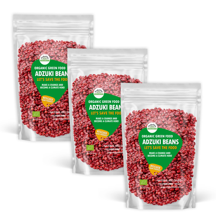 Adzuki bønner ØKO 1kg x 3 pakker i gruppen Råvarer & Drikke / Spiskammer / Belgvekster / Bønner hos Rawfoodshop Scandinavia AB (SFRAW78781-SET3)
