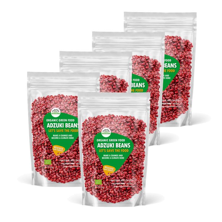 Adzuki bønner ØKO 1kg 5stk pakke i gruppen Råvarer & Drikke / Spiskammer / Belgvekster / Bønner hos Rawfoodshop Scandinavia AB (SFRAW78781SET)