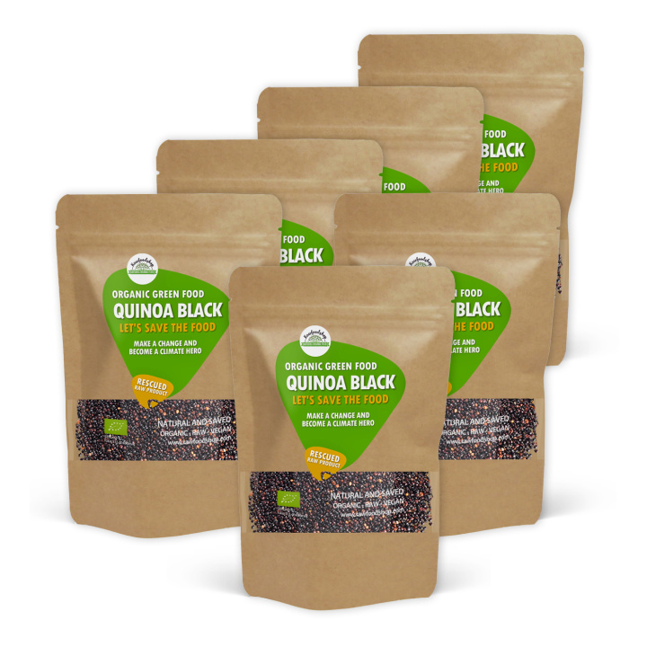 Quinoa Svart ØKO 1kg x 6 pakker i gruppen Råvarer & Drikke / Helsekost / Frø hos Rawfoodshop Scandinavia AB (SFRAW98651-SET6)
