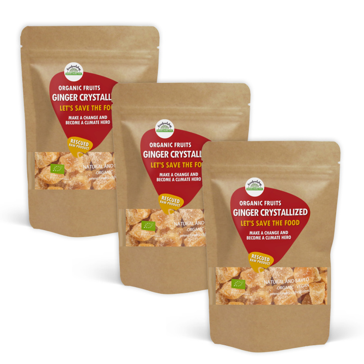 Ingefær Kristallisert ØKO 500g x 3 pakker i gruppen OUTLET 20-80% / Save The Food 40-80% hos Rawfoodshop Scandinavia AB (SFRAW986689500-SET3)