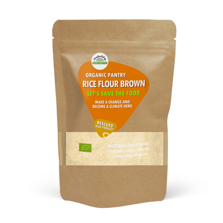 Risemel Brunt ØKO 1kg i gruppen Råvarer & Drikke / Baking / Mel hos Rawfoodshop Scandinavia AB (SFRAWMJO0012)