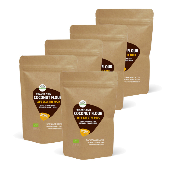 Kokosmel RAW ØKO 1kg 5stk pakke i gruppen Råvarer & Drikke / Baking / Mel / Kokosmel hos Rawfoodshop Scandinavia AB (SFRBAK1000226ESET)