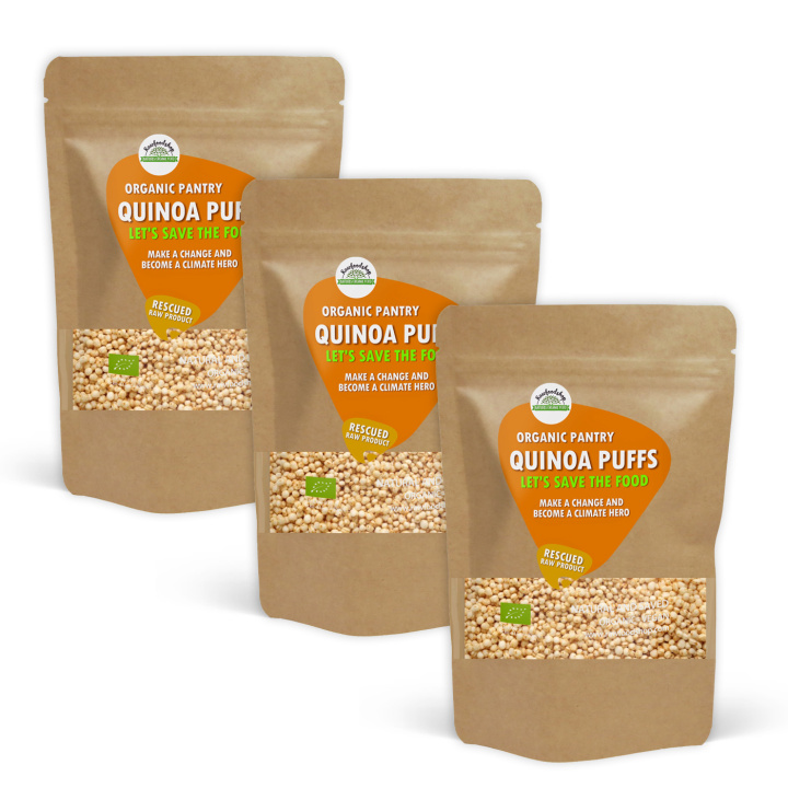 Quinoa puffer ØKO 500g x 3 paket i gruppen Råvarer & Drikke / Baking / Korn og flak hos Rawfoodshop Scandinavia AB (SFRECQUI011-SET3)