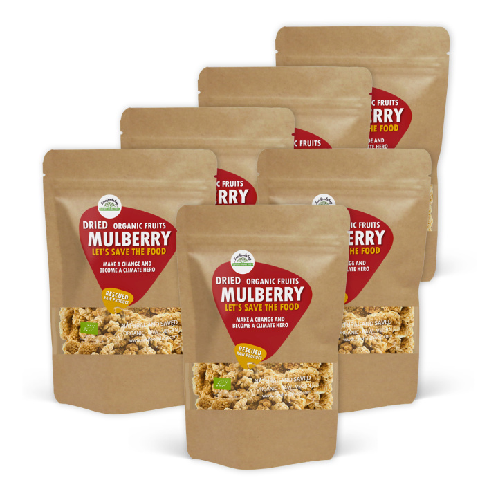 Morbær ØKO 1kg x 6 pakker i gruppen Råvarer & Drikke / Frukt og bær / Morbær hos Rawfoodshop Scandinavia AB (SFRFRU1000340ESET)