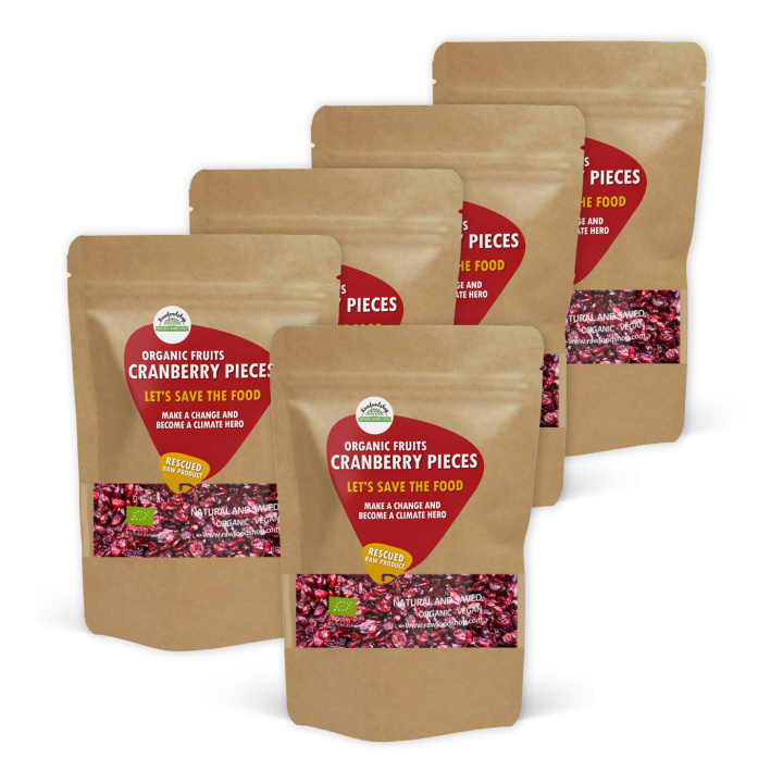 Tranebær i stykker ØKO 1kg 5stk pakke i gruppen Råvarer & Drikke / Frukt og bær hos Rawfoodshop Scandinavia AB (SFRFRU200501E1000SET)