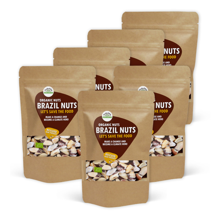 Paranøtter Delt RAW ØKO 1kg x 6 pakker i gruppen Råvarer & Drikke / Nøtter / Paranøtter hos Rawfoodshop Scandinavia AB (SFRNOT500455E-SET6)