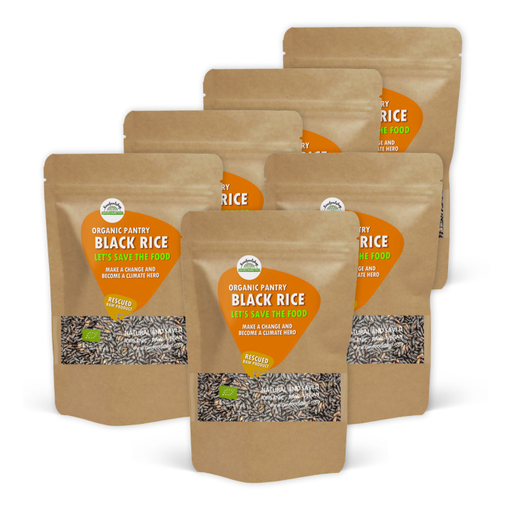 Svart Ris ØKO 1kg x 6 pakker i gruppen Råvarer & Drikke / Spiskammer / Ris og bygg hos Rawfoodshop Scandinavia AB (SFSVR501-SET5)