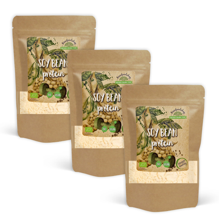 Soyaprotein 90% ØKO 500g x 3 pakker i gruppen Råvarer & Drikke / Helsekost hos Rawfoodshop Scandinavia AB (SJP50-SET3)