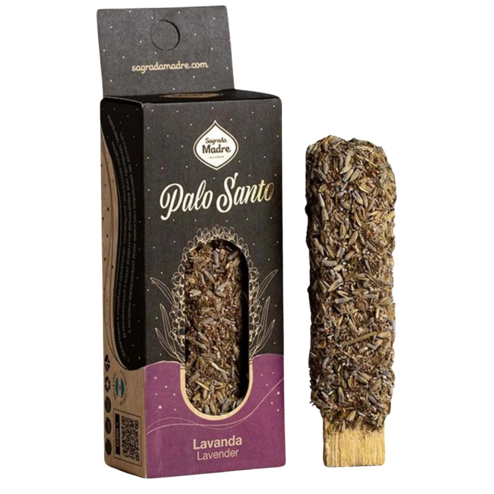 Palo Santo-pinne med Lavendel i gruppen Hjem & Sjel / Stemning & duft / Røkelse hos Rawfoodshop Scandinavia AB (SKU-1496)