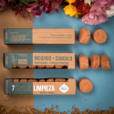 Røkelsespucker Limpieza Frankincense & Sandeltre 7stk