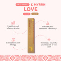 Isapalla Røkelse Palo Santo & Myrrh Love 10stk