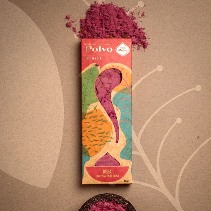 Røkelsespulver Roser 60g i gruppen Hjem & Sjel / Stemning & duft / Røkelse hos Rawfoodshop Scandinavia AB (SKU-344)