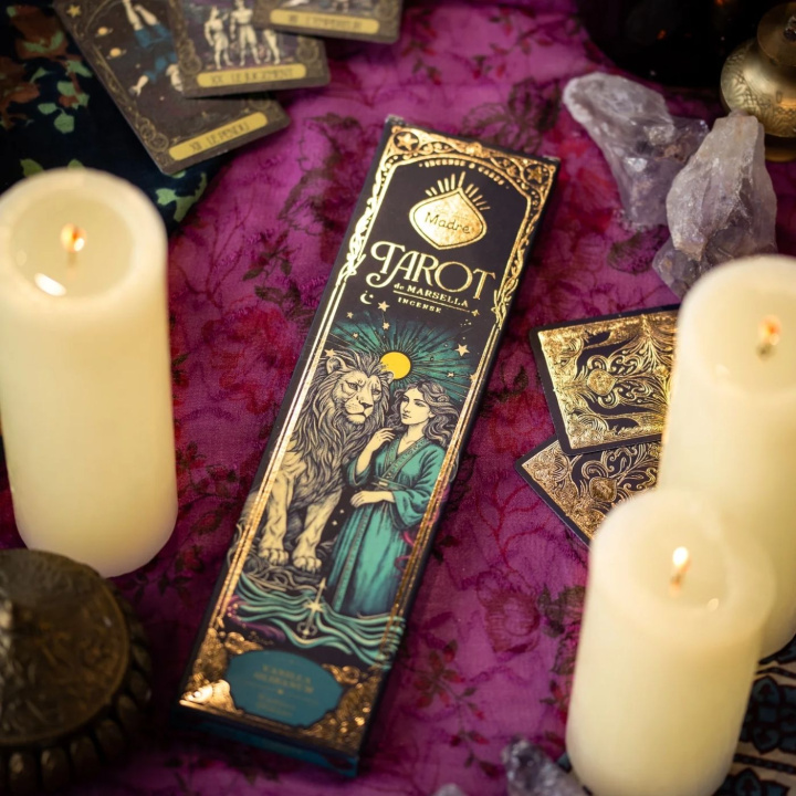 Røkelse Tarot Vanilje & Frankincense 6 stk i gruppen Hjem & Sjel / Stemning & duft / Røkelse hos Rawfoodshop Scandinavia AB (SKU-5022)