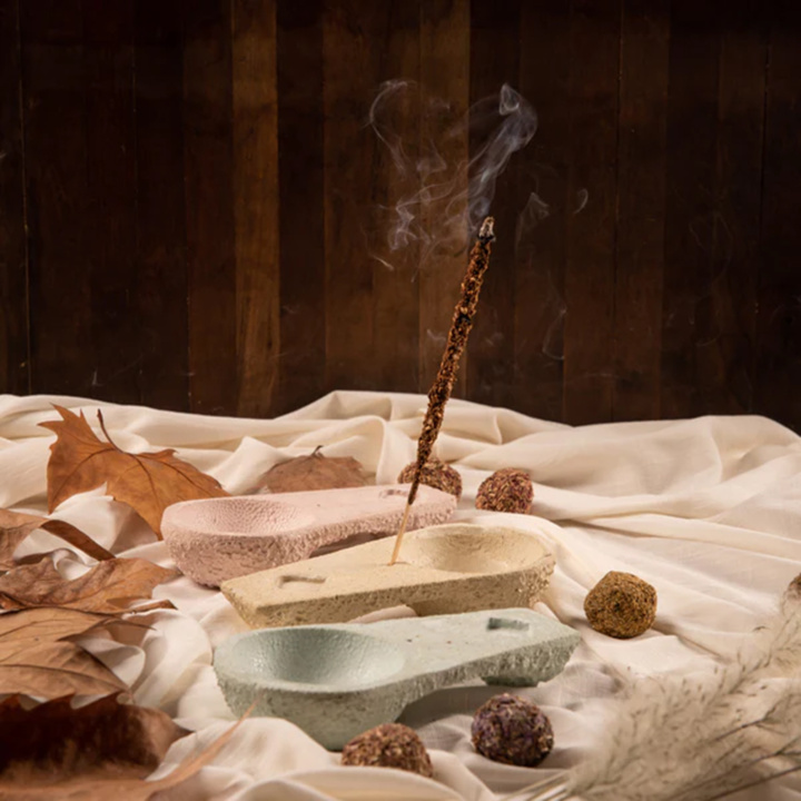 Sahumador Røkelsesbrenner Rosa i gruppen Hjem & Sjel / Stemning & duft / Røkelsesholdere & fat hos Rawfoodshop Scandinavia AB (SKU-680)