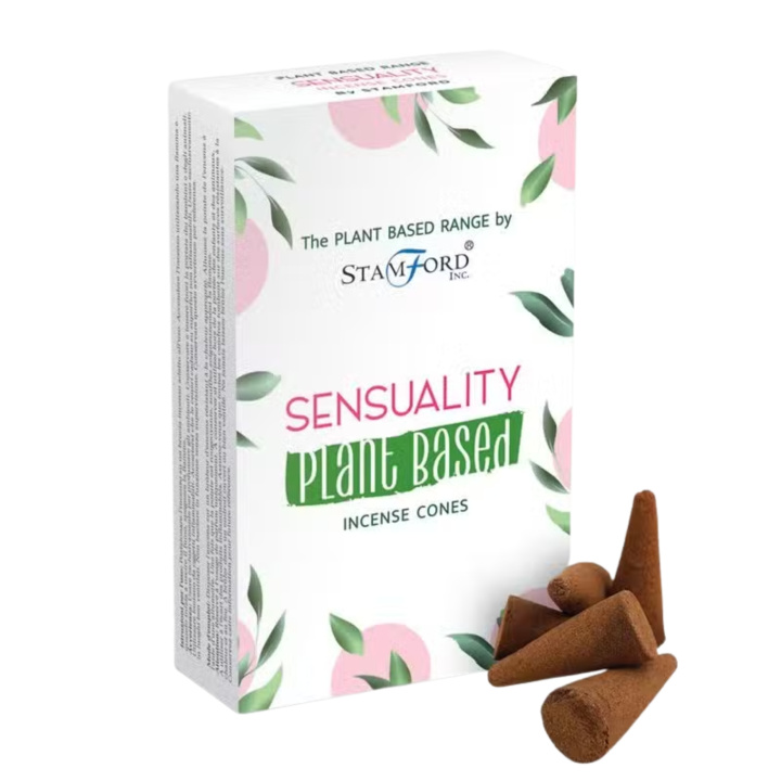 Røkelseskjegler Sensuality 12st i gruppen Hjem & Sjel / Stemning & duft / Røkelse hos Rawfoodshop Scandinavia AB (SPBIC-18)