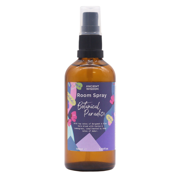 Rom spray Botanical Paradise 100ml i gruppen Hjem & Sjel / Stemning & duft / Romduft hos Rawfoodshop Scandinavia AB (SRS-05)