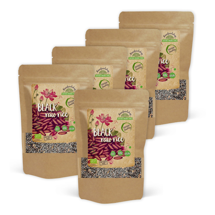 Svart Ris ØKO 500g x 5 pakker i gruppen Råvarer & Drikke / Spiskammer / Ris og bygg hos Rawfoodshop Scandinavia AB (SVR50-SET5)