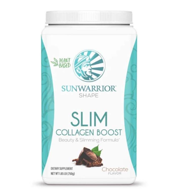 Sunwarrior Shape Slim Collagen Boost Chocolate 750g i gruppen Kosttilskudd / Bruksområde / Vekt og måltid hos Rawfoodshop Scandinavia AB (SW240)