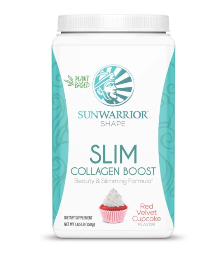 Sunwarrior Shape Slim Collagen Boost Red Velvet 750g i gruppen Kosttilskudd / Bruksområde / Vekt og måltid hos Rawfoodshop Scandinavia AB (SW242)