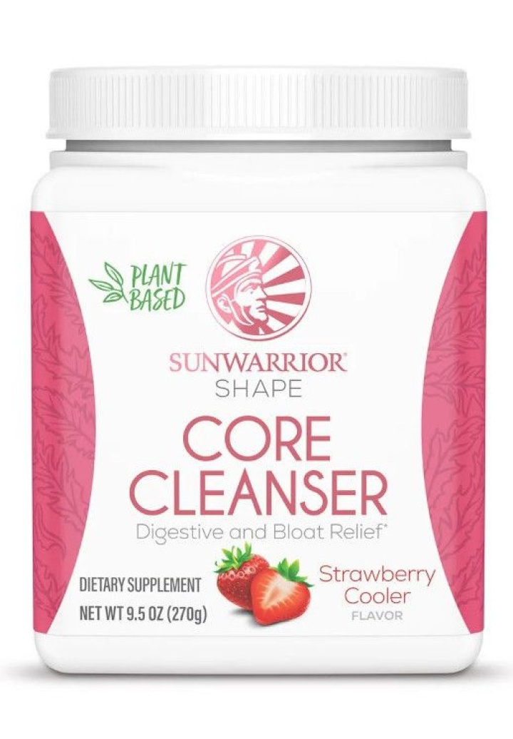 Sunwarrior Shape Core Cleanser Strawberry Cooler 270g i gruppen Kosttilskudd / Bruksområde / Mage og tarm hos Rawfoodshop Scandinavia AB (SW243)