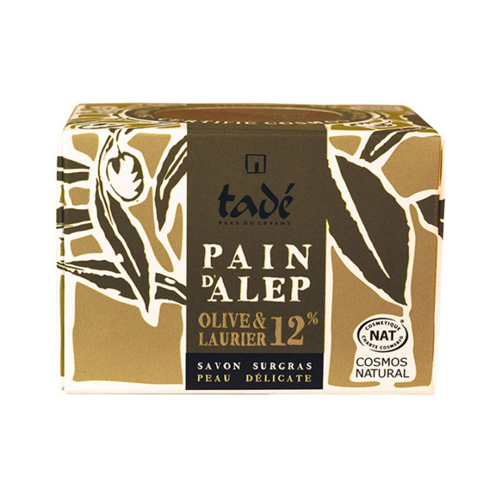 Aleppotvål 12% Lagervareolje ØKO 190g i gruppen Hud & Kropp / Kropp / Håndsåpe hos Rawfoodshop Scandinavia AB (TADSOLID5175)