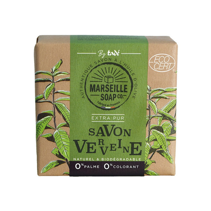 Fast Marseille Såpe 100g Verbena i gruppen Hud & Kropp / Kropp / Håndsåpe hos Rawfoodshop Scandinavia AB (TADSOLIDM2389)