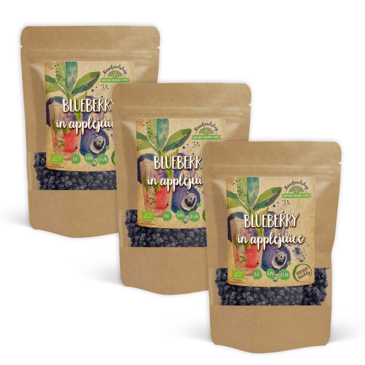 Blåbær ØKO 100g x 3 pakker i gruppen Råvarer & Drikke / Frukt og bær hos Rawfoodshop Scandinavia AB (TBB10-SET3)