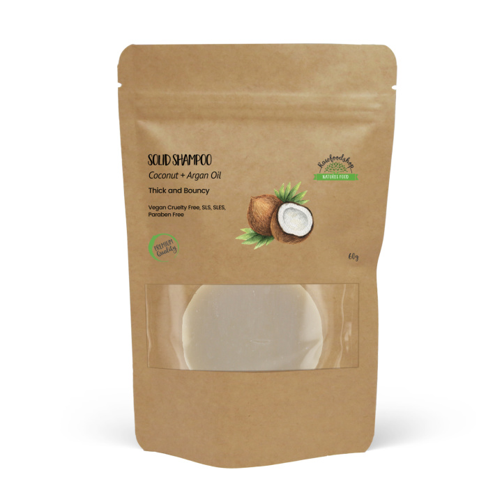Sjampobar Kokos 60g i gruppen OUTLET 20-80% / Hud & Kropp 20-50% / Kampanj- Hud & kropp hos Rawfoodshop Scandinavia AB (UWHSS03)