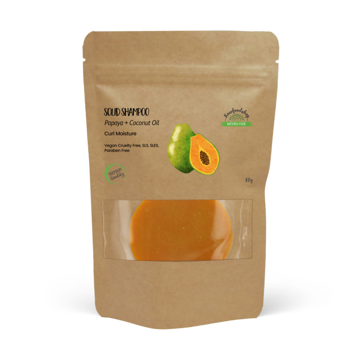 Sjampobar Papaya 60g i gruppen OUTLET 20-80% / Hud & Kropp 20-50% / Kampanj- Hud & kropp hos Rawfoodshop Scandinavia AB (UWHSS06)