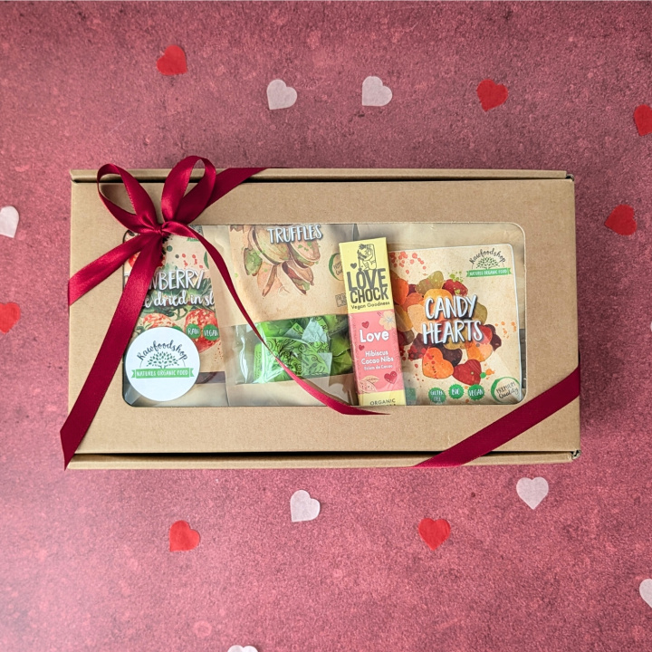 Lovebox – Snacks & Sjokolade i gruppen Hjem & Sjel / Gaver / Gaveesker hos Rawfoodshop Scandinavia AB (VALENTINEBOX)