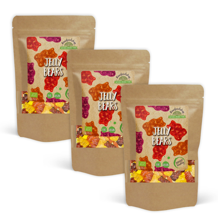 Godis Bjørner ØKO 100g x 3 pakker i gruppen Råvarer & Drikke / Godteri og sjokolade / Sukkertøy hos Rawfoodshop Scandinavia AB (VEGGOD01-SET3)