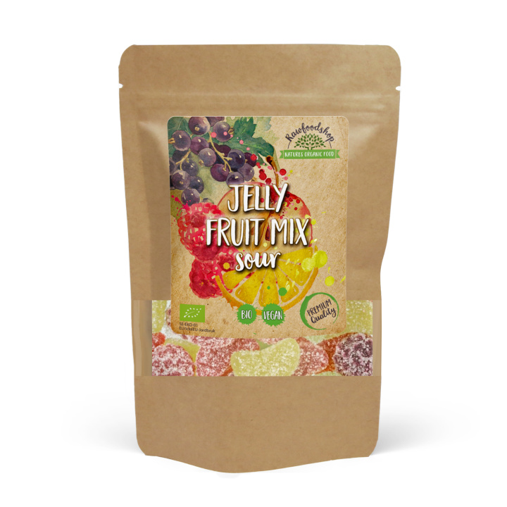 Godteri Fruktmix ØKO 100g i gruppen Råvarer & Drikke / Godteri og sjokolade / Sukkertøy hos Rawfoodshop Scandinavia AB (VEGGOD02)