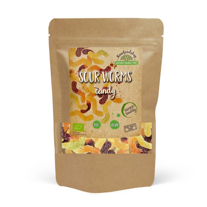 Sure Ormer Godteri ØKO 100g i gruppen Råvarer & Drikke / Godteri og sjokolade / Sukkertøy hos Rawfoodshop Scandinavia AB (VERS4-100)