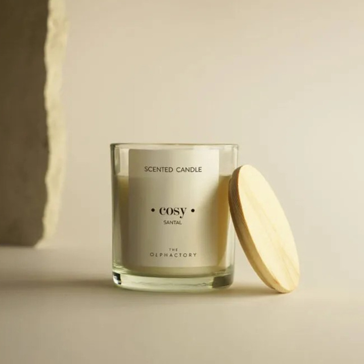 Duftlys Santal 200g i gruppen Hjem & Sjel / Stemning & duft / Duftlys hos Rawfoodshop Scandinavia AB (VV401SATO)