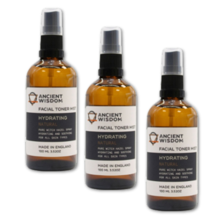 Face Mist Witch Hazel 100ml x 3 stk i gruppen Hud & Kropp / Kropp / Dusjsåpe hos Rawfoodshop Scandinavia AB (WSPUL-01-SET3)