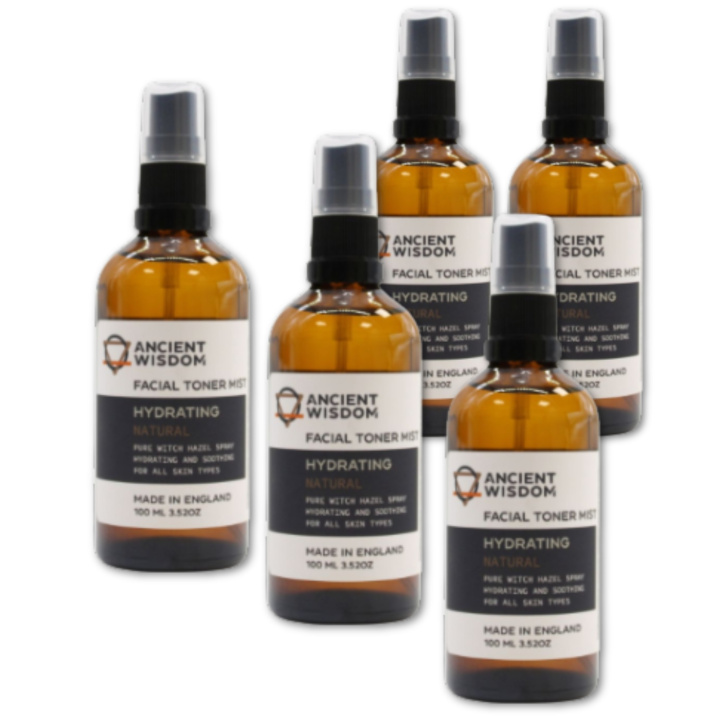 Face Mist Witch Hazel 100ml x 5 stk i gruppen Hud & Kropp / Kropp / Dusjsåpe hos Rawfoodshop Scandinavia AB (WSPUL-01-SET5)